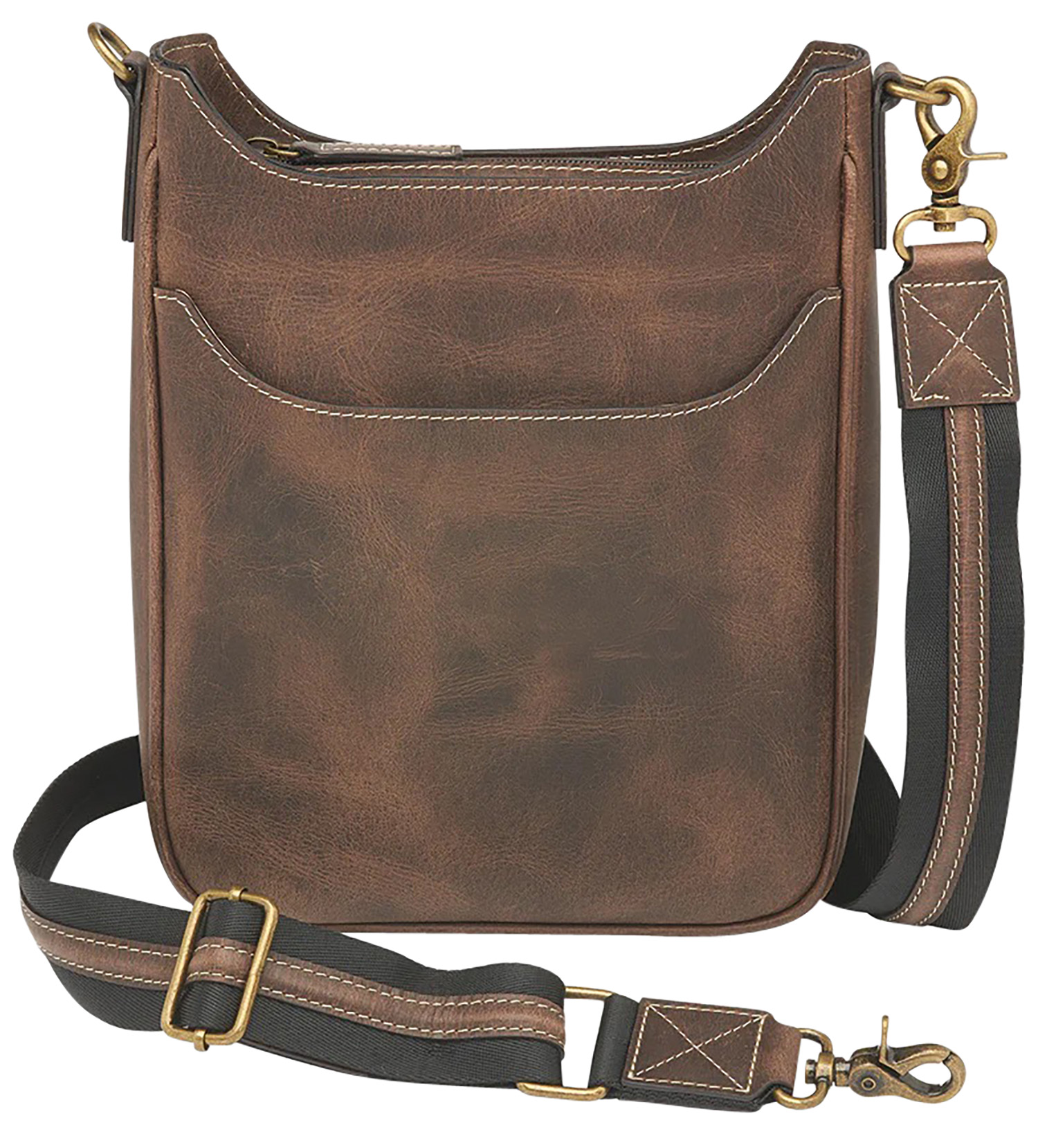 GTM GTM-CZY/17        CROSSBODY MAIL POUCH    BRN
