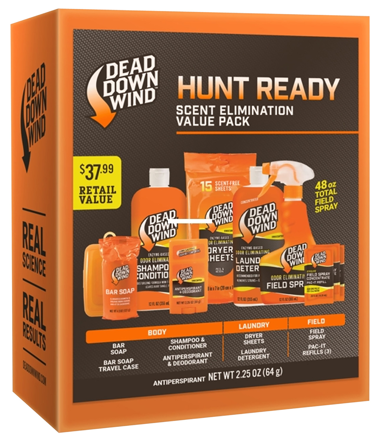 Dead Down Wind 2099 Hunt Ready Kit Odor Eliminator Unscented 10 pieces