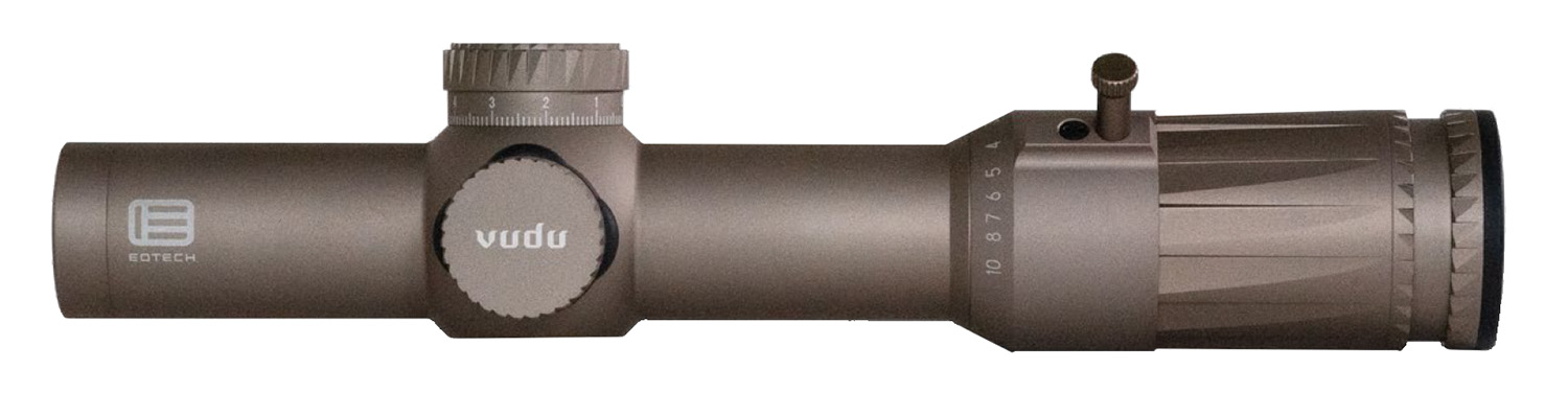 Eotech VDU110FFSR4TAN Vudu Tan 1-10x28mm 34mm Tube, 1 MOA Illuminated Red SR4 MOA Reticle