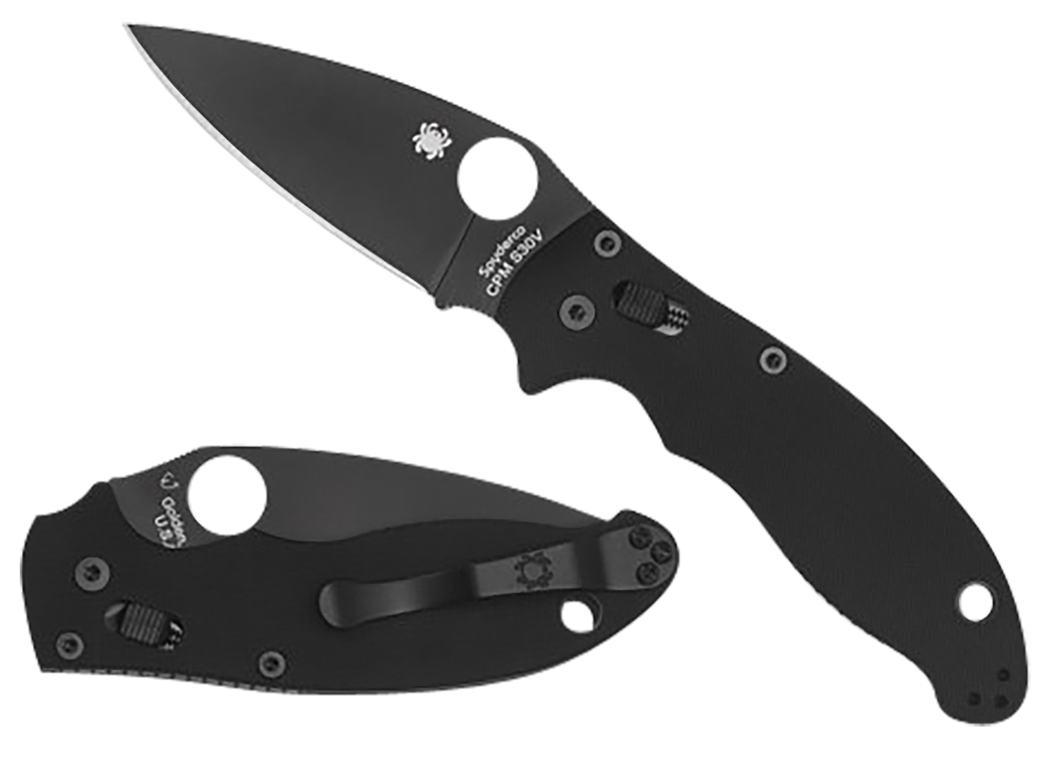 Spyderco Manix 2 - Purple Mountain Armory view 2