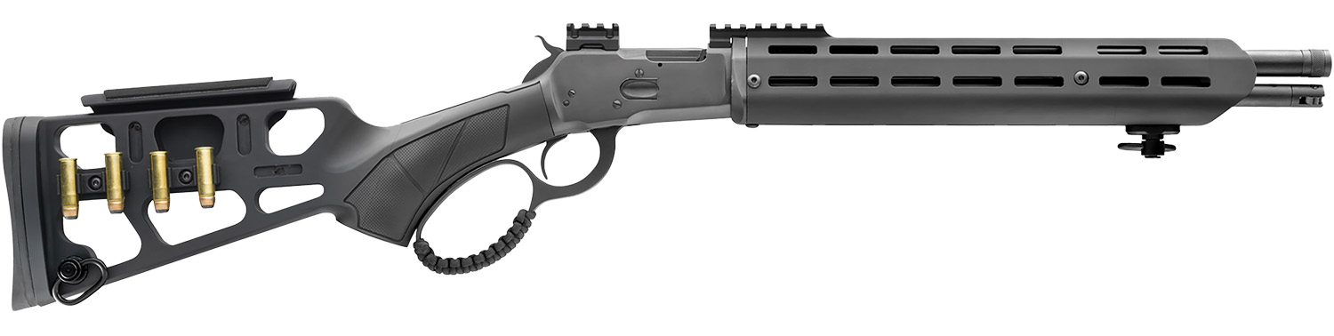 Chiappa Firearms 920434 Wildlands Takedown 92 44 Mag 9+1 16.50" Blued Steel Threaded Barrel, Blued Picatinny Rail Steel Receiver, M-LOK Handguard, Skeletonized Black Synthetic Stock w/Adjustable Comb