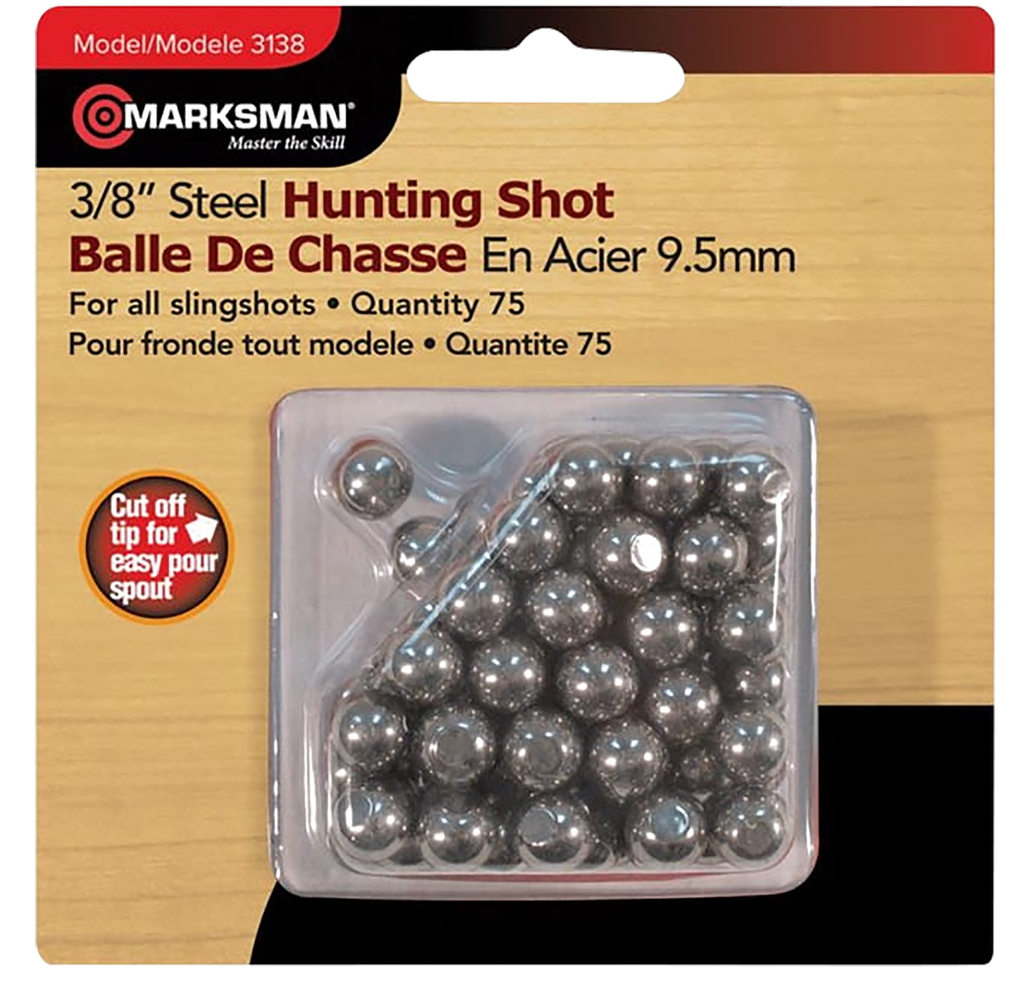 Marksman 3138 Marksman 3138 3/8" Steel 250 Per Box