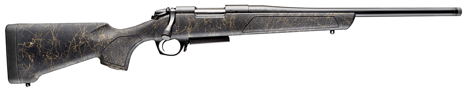 Bergara Rifles B14S903 B-14 Stoke 243 Win 4+1, 20" Graphite Black Cerakote #4.5 Contour Threaded Barrel, Graphite Black Cerakote Steel Receiver, Black Webbed Tan Fixed w/SoftTouch Synthetic Stock
