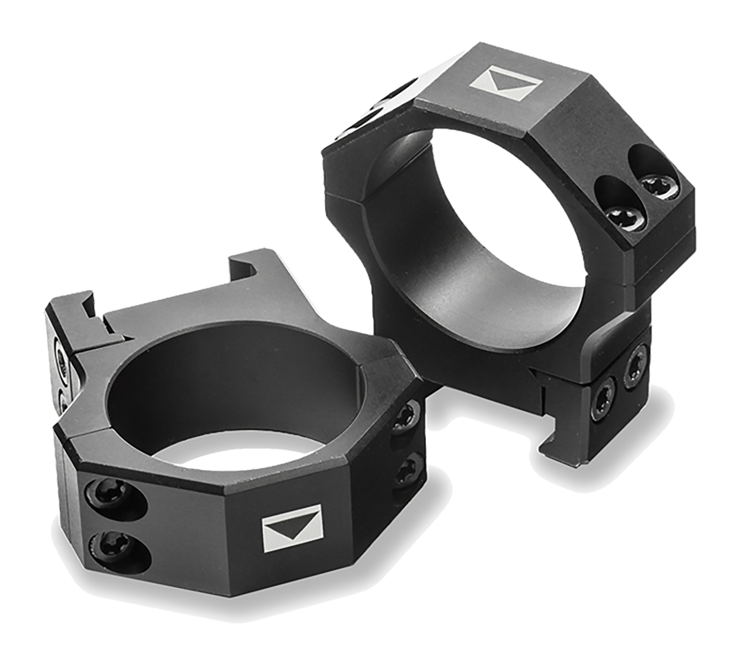 Steiner 5957 H-Series Lightweight Matte Black Steel 30mm Tube Low, Picatinny Rail