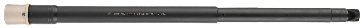 Ballistic Advantage BABL6MM001PQ Premium Series 6mm ARC 16" Threaded SPR Profile, Midlength with Low Pro Gas Block, Black QPQ 4150 Chrome Moly Vanadium Steel, Fits AR-15