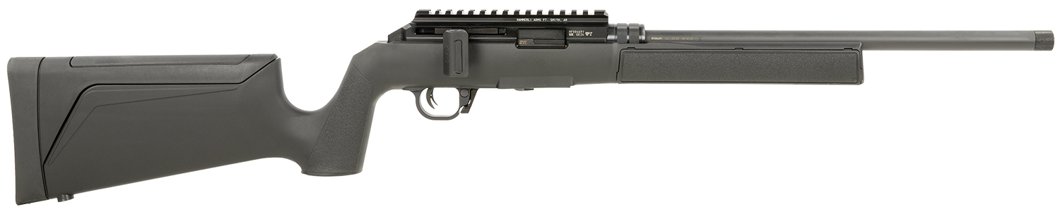 Hammerli Arms 5800000 Force B1 22 LR 10+1 16.10" Matte Black Threaded Barrel, Black Picatinny Rail Steel Receiver, Black Synthetic Adj All Weather Stock