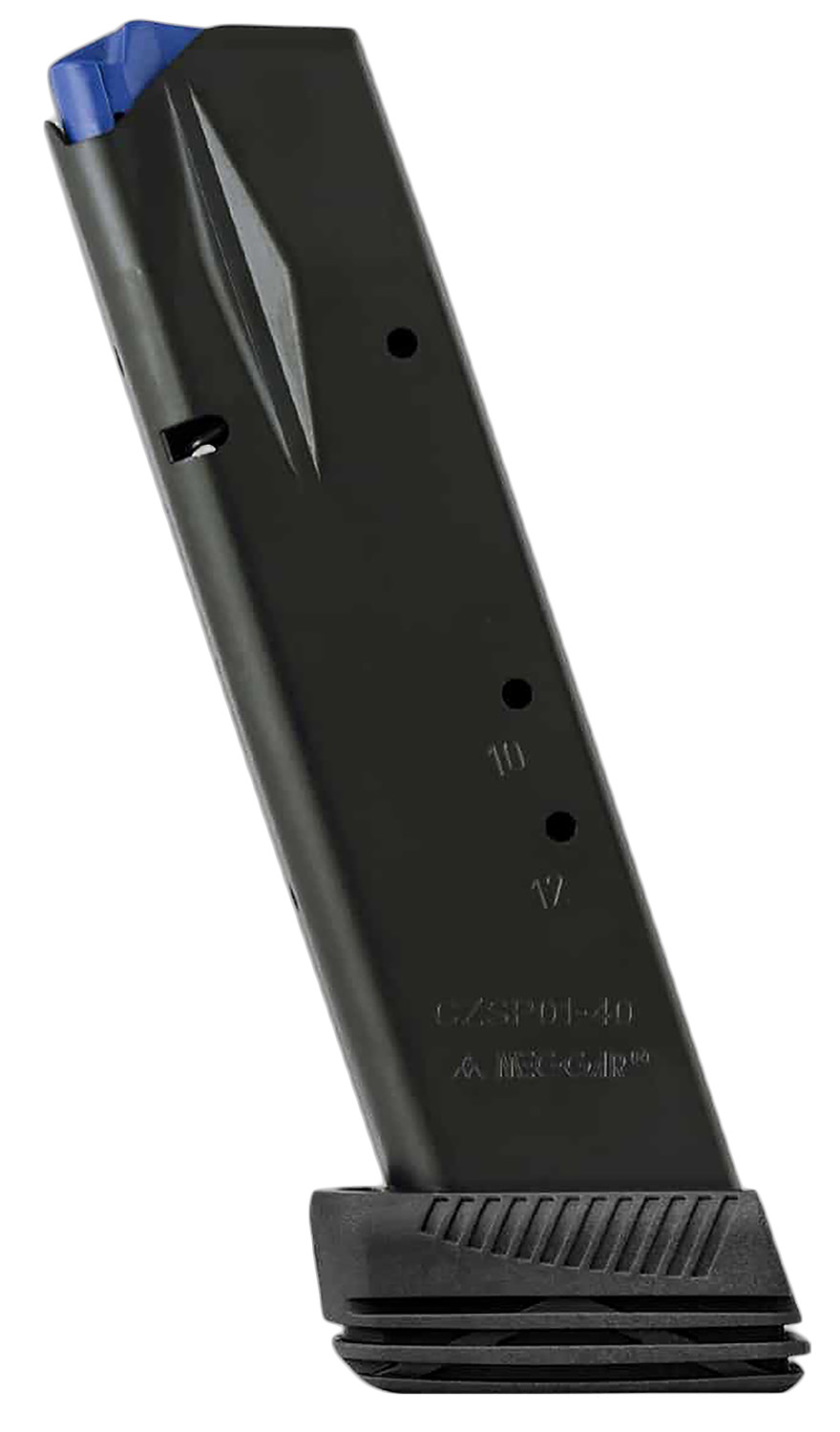 Mec-Gar MGCZ4014DPS CZ 14rd 40 S&W, Fits CZ Shadow/Shadow 2/85B/75B/SP-01 Black
