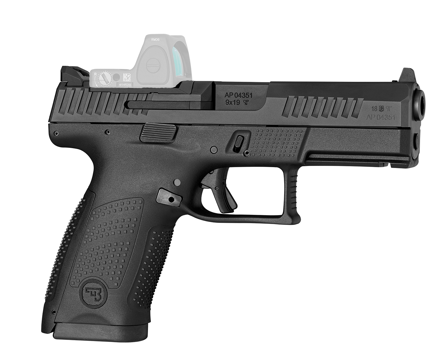Cz-Usa Firearms CZ P-10 Compact OR 9mm Luger - Purple Mounta view 3
