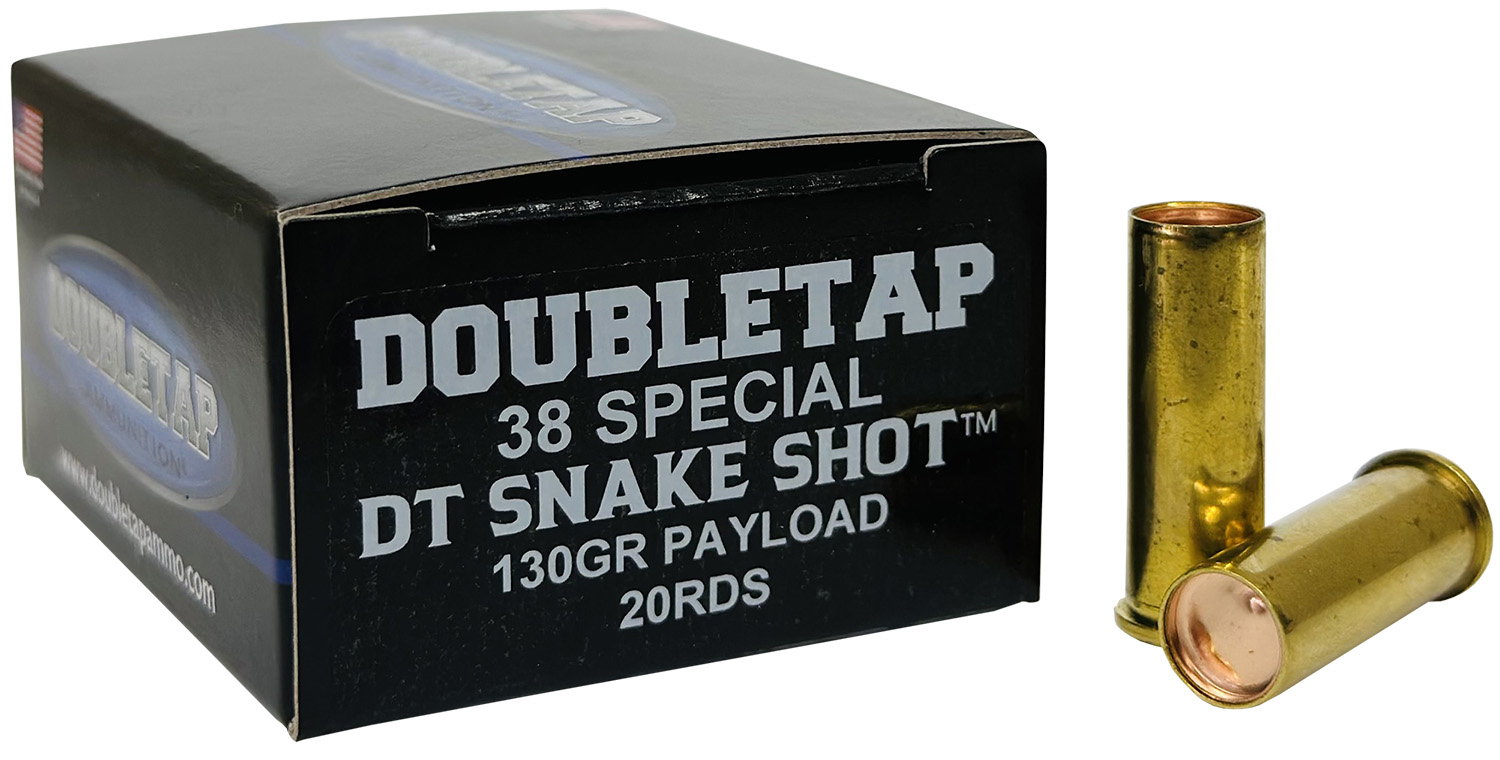 Double Tap DT SnakeShot Handgun Ammunition .38 Spl DT 130gr #9 Shot 1000 fps 20/ct