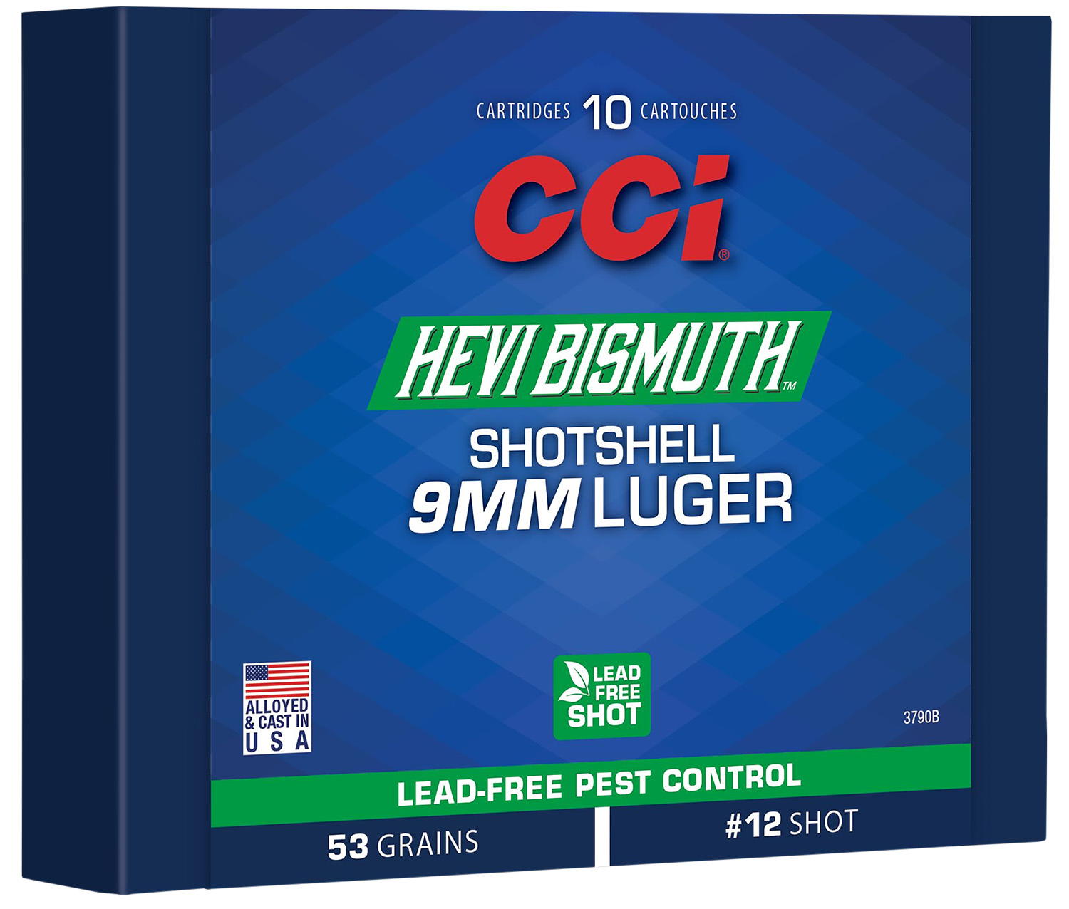 CCI Hevi Bismuth Centerfire Shotshell 9mm Luger 43gr #11 950 fps 10/ct