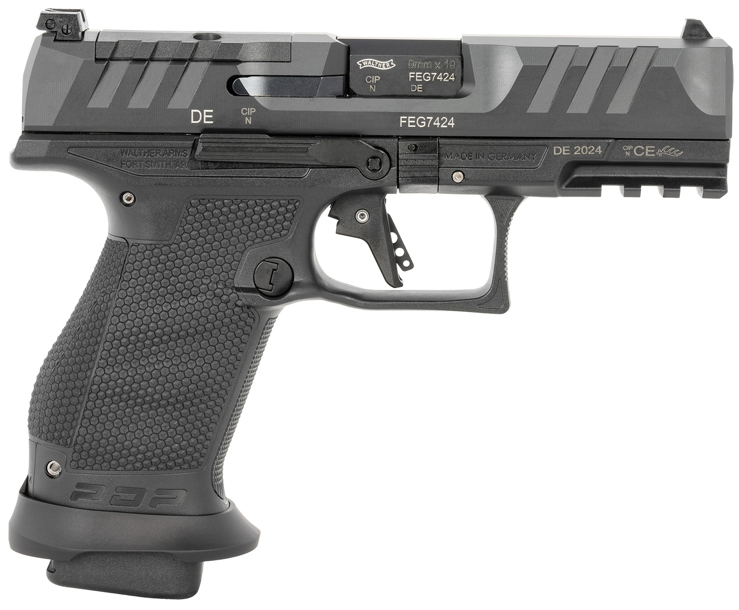 Walther Arms 2884976 9mm Luger 18rd 4" Black Steel Slide