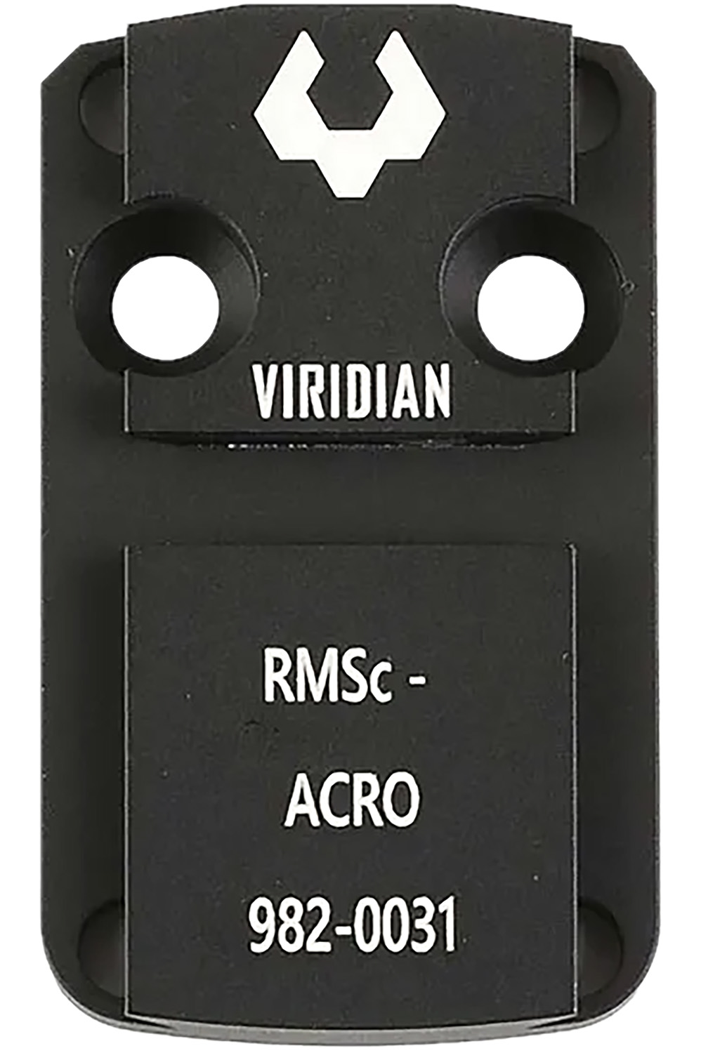 Viridian 9820031 RFX 44 Shield RMSc Mounting Adapter Black Anodized