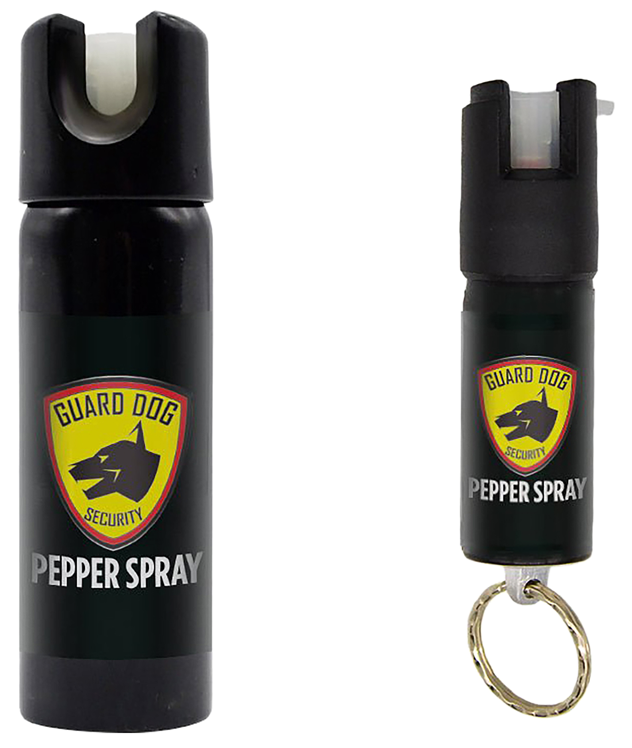 SKYLINE USA INC PSGDHA Pepper Spray Range 16 ft 2 Pack 0.5oz/3oz Features Invisible UV Dye Includes Keychain