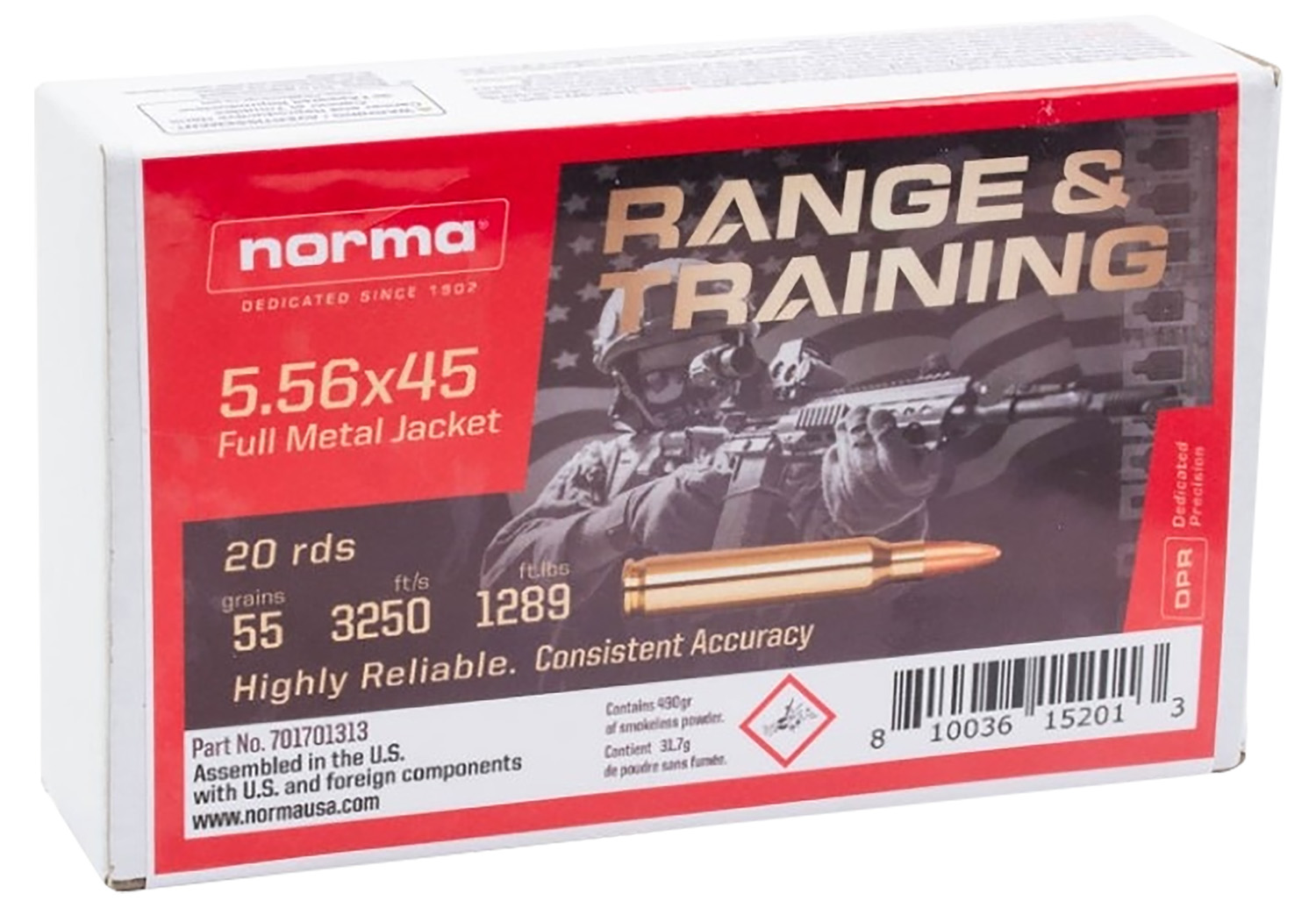 Norma Ammunition 5.56mm - 2A in MD view 2