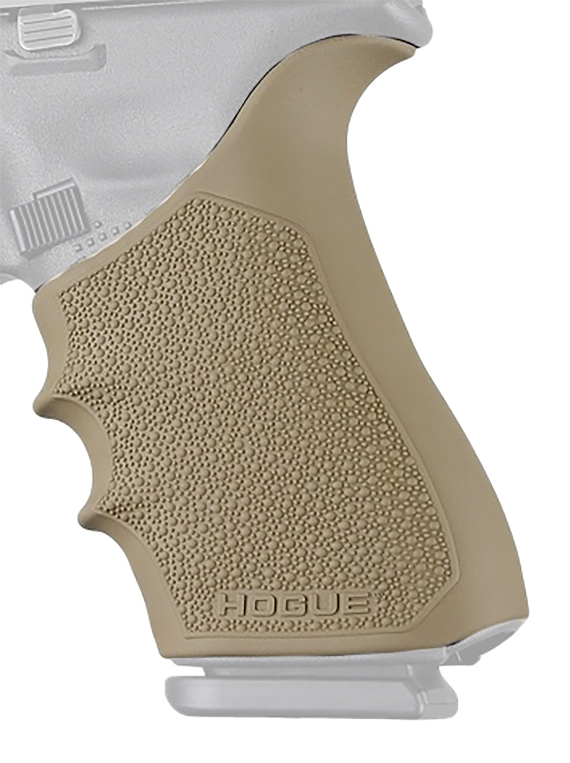 Hogue HandAll Beavertail Grip Sleeve Glock 17 G17L G19X G34 G34 MOS Gen 1-2-5-Flat Dark Earth