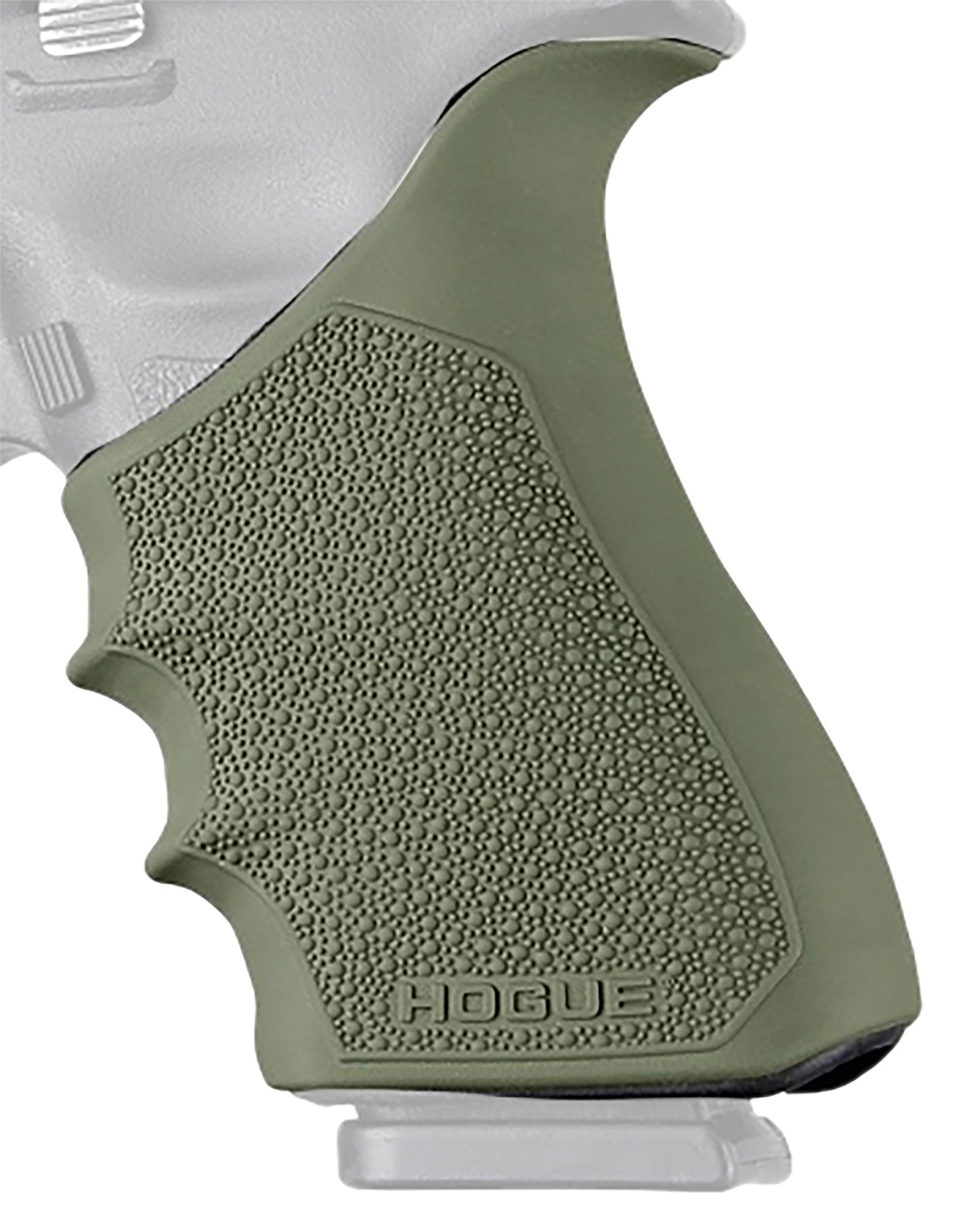 Hogue HandAll Beavertail Grip Sleeve Glock 17 G17 MOS G17L G22 G35 G35 MOS G34 G34 MOS G31 G37 Gen 3-4 OD Green