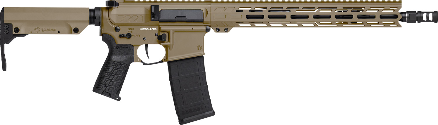 CMMG Resolute Mk4 Rifle 300 Blk 30rd Magazine 14.5" Pinned and Welded Barrel Coyote Tan