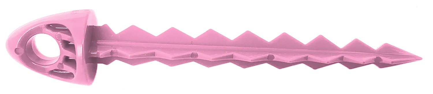 Targettack Llc Targettack Pink Polycarbonate Plastic 3" For Paper/Vinyl Targets 6 Pack