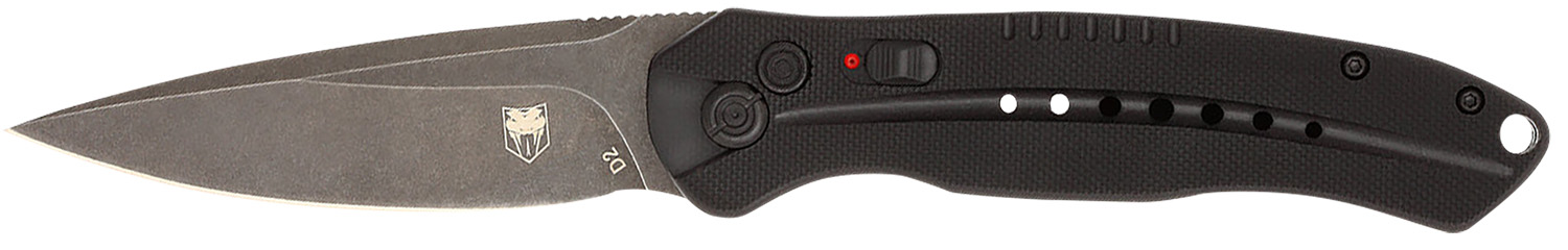 CobraTec Knives CBT DIABLO BLACK AUTO - Purple Mountain Armo view 2