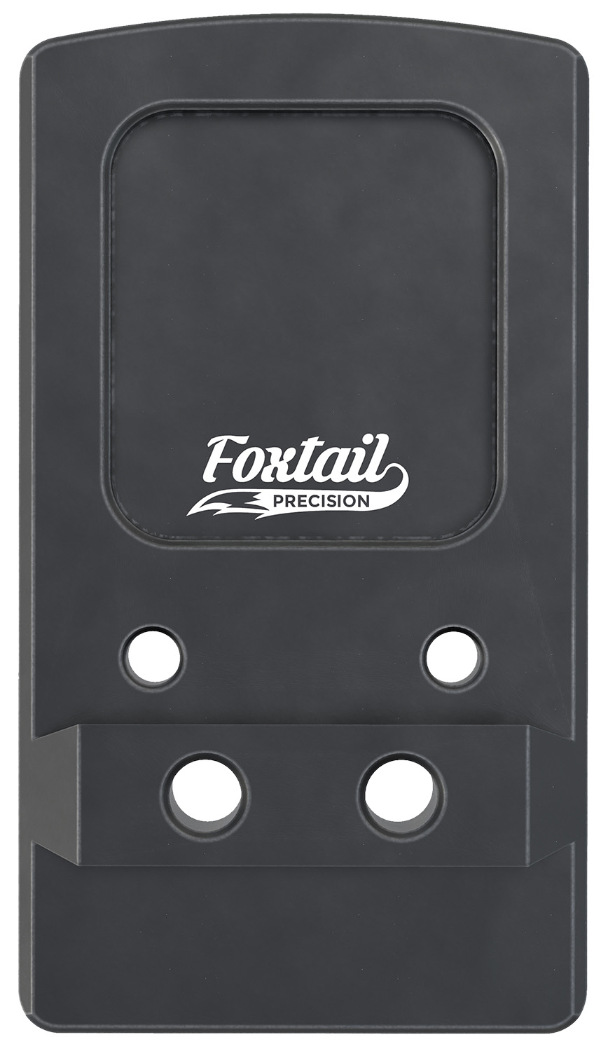 Foxtail Precision 100015 Rear Sight Dovetail Optic Adapter Plate for non MOS Glock Black Anodized Glock Non MOS