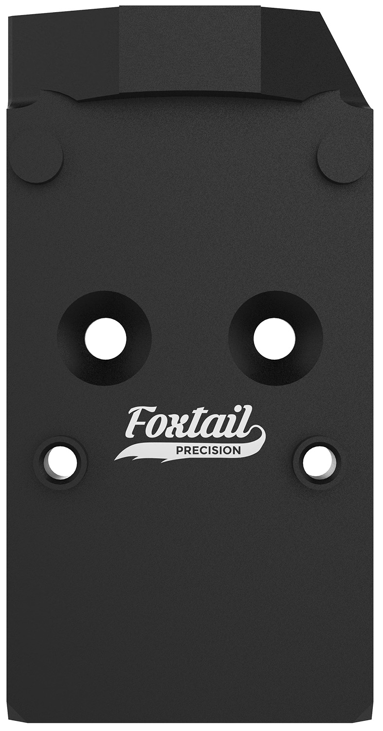 Foxtail Precision 100018 Rear Sight Dovetail Optic Adapter for CZ Shadow Black Anodized CZ Shadow