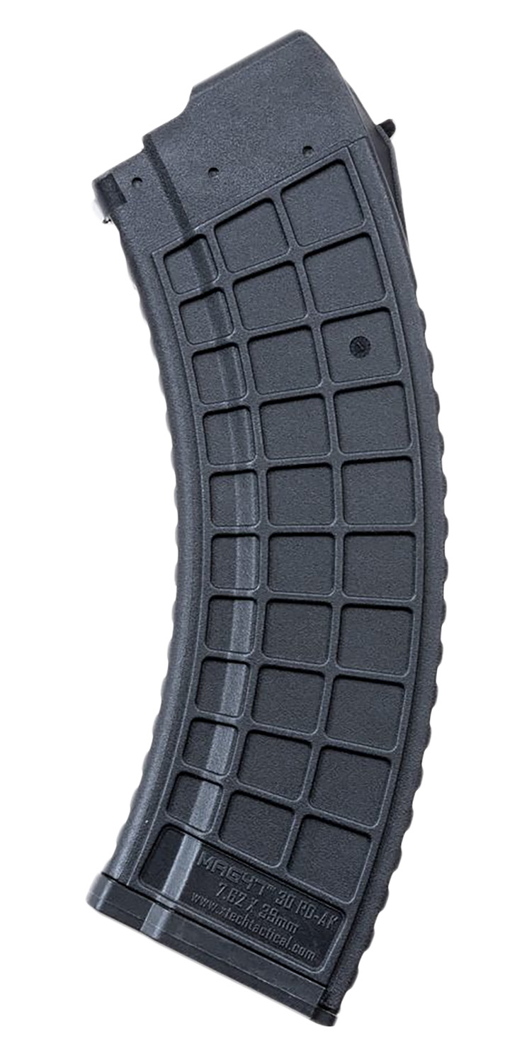 Xtech Tacitcal XTT1152BLKMAG47 Gen2 30rd Waffle 7.62X39 Fits AK-47 Black Stainless Steel