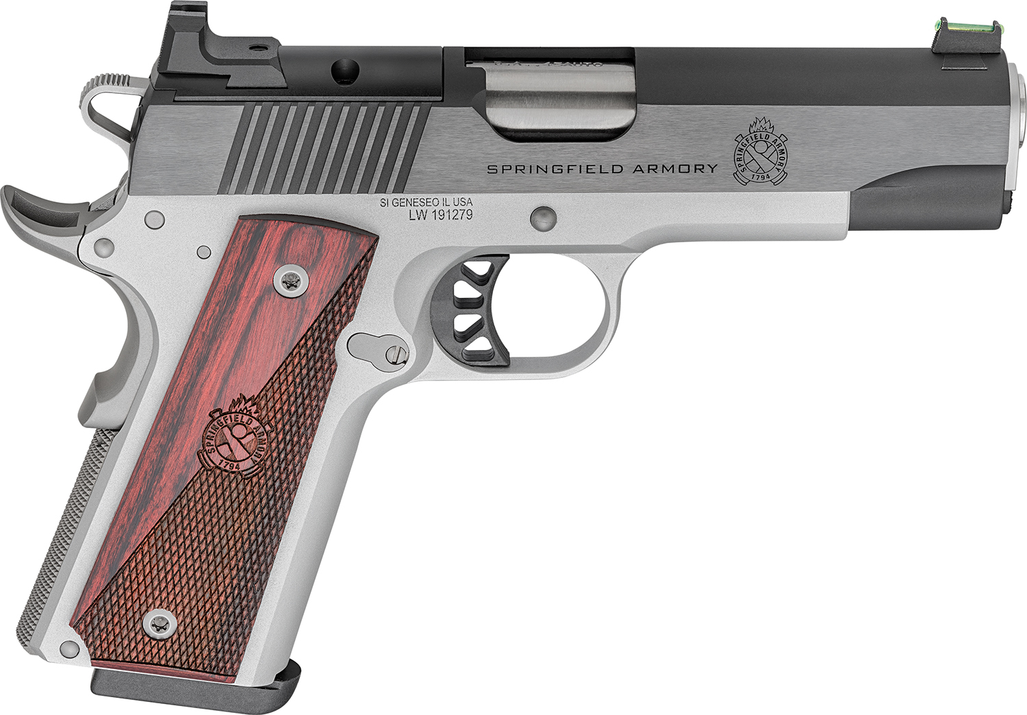 Springfield Armory Ronin 1911 AOS 45 ACP - Purple Mountain A view 3