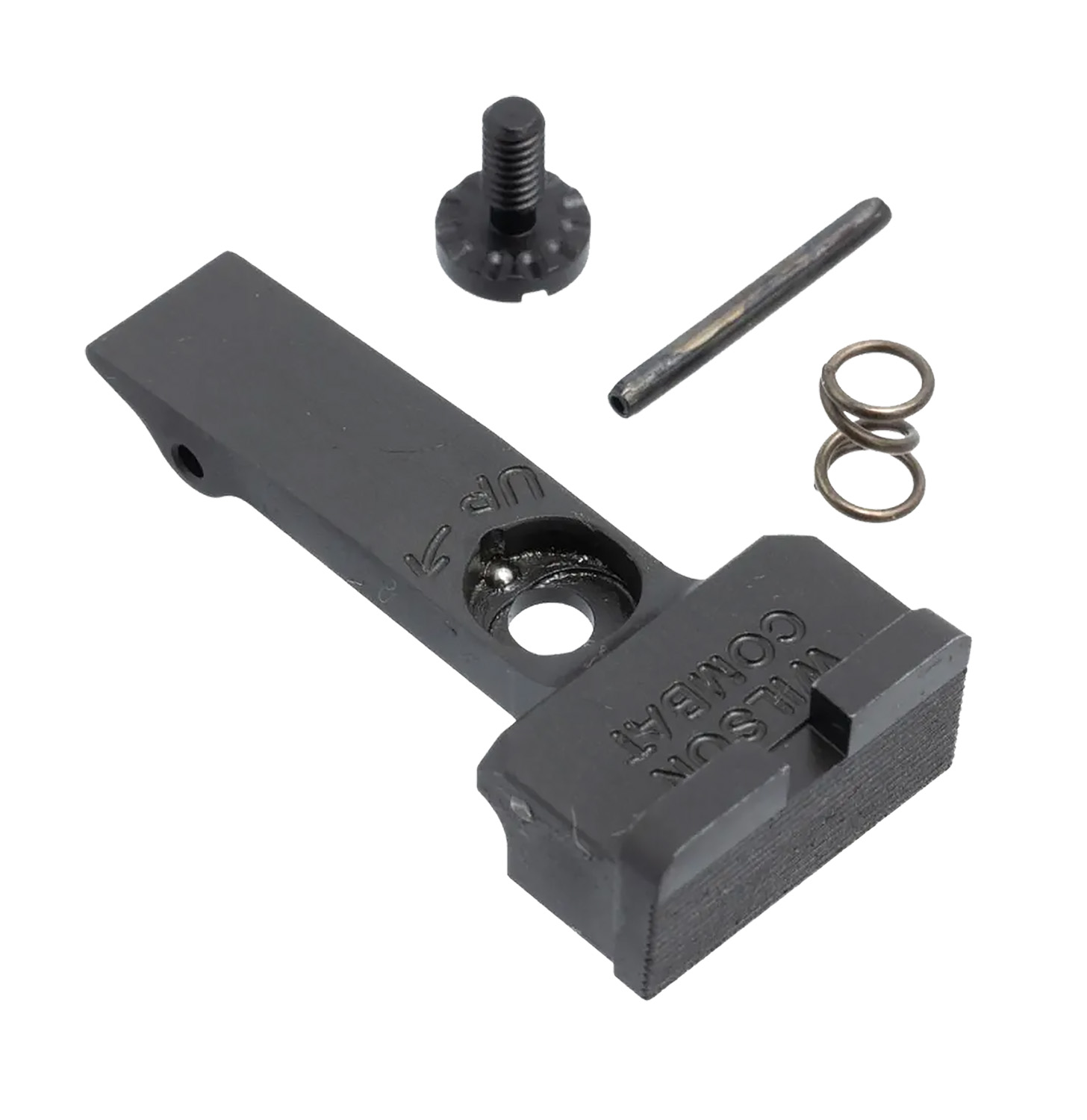 Wilson Combat Rear Sight for Colt 2020 Python/Anaconda Adjustable Serrated Blade Black with Square Notch