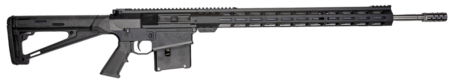 GLFA  AR Long Action Rifle 6.5 PRC 5rd Magazine 24" Barrel M-LOK Handguard Black Cerakote