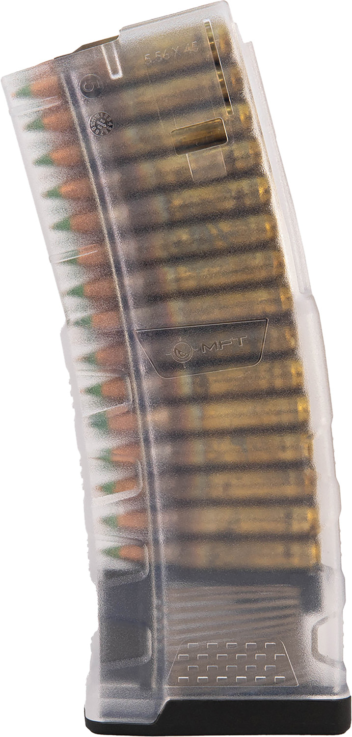 Mission First Tactical EXDPM556TC EXD 30rd 5.56 Fits AR/M4 Translucent Clear