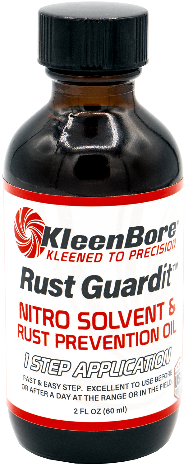 KleenBore RG2BCASE Rust Guardit Nitro Solvent & Rust Prevention Oil Refill Bottle 2oz/12 per case