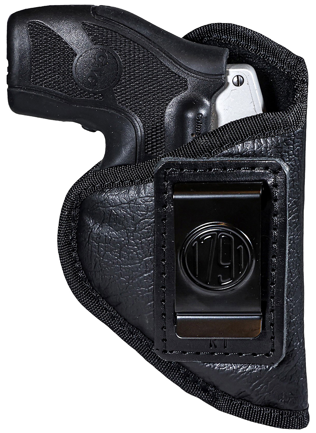 1791 Gunleather ECOR1BLKR EcoCarry IWB Size Small Black Right Hand