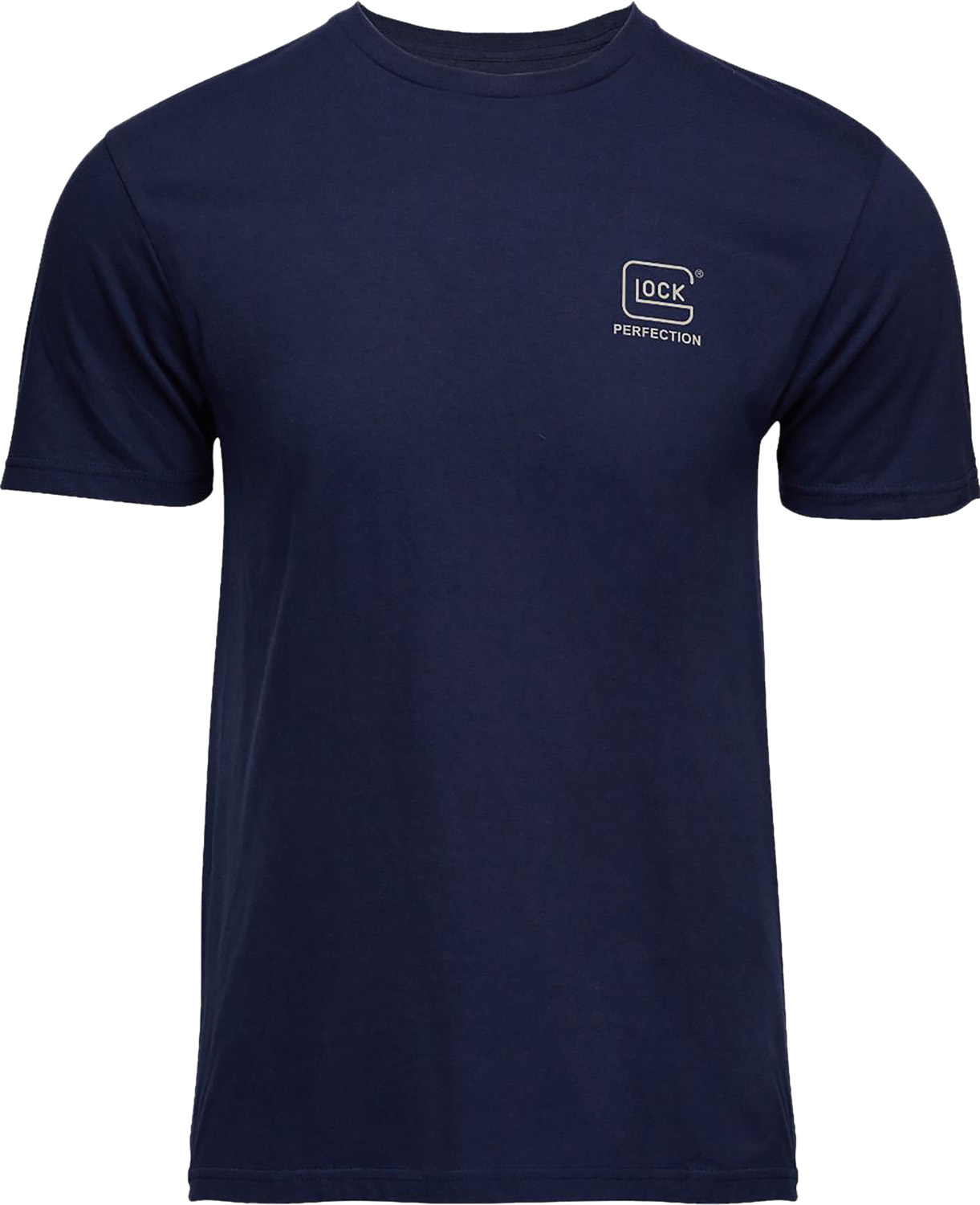 Glock AP96196 Glock Strong Tee Navy Ringspun Cotton Short Sleeve XL