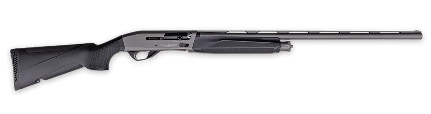 Weatherby ET22028PGM Element II 20 Gauge 3" 2+1 28" Tungsten Cerakote Vent Rib Barrel & Receiver, Adj Shim Black Synthetic Stock