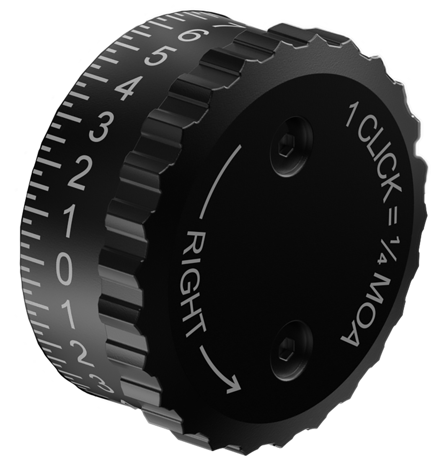 Burris 626403 Knob Synergy Advanced Exposed Windage Black Aluminum Compatible w/ Fullfield Rifle Scope