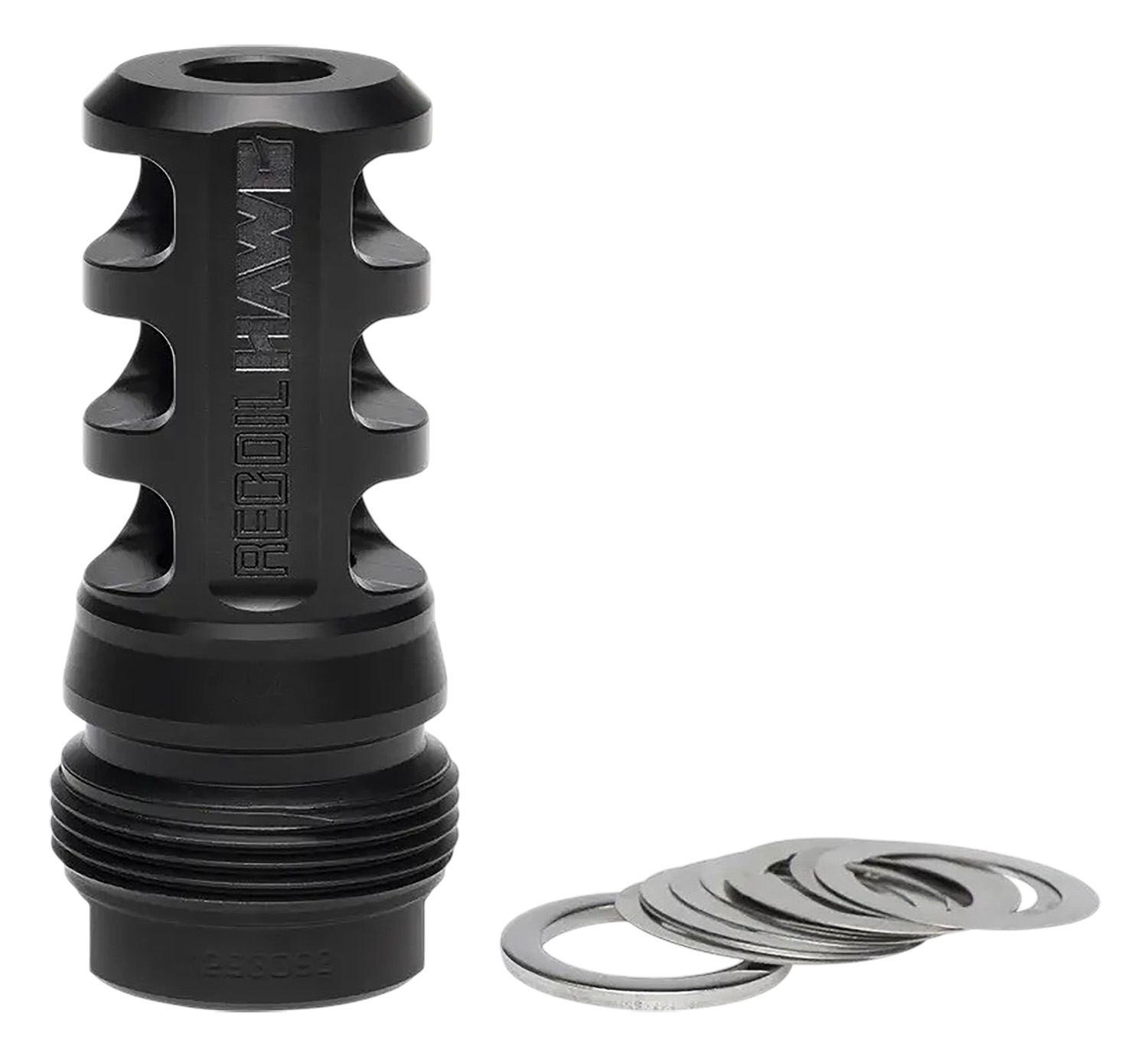 Browning 001293095 Xeno Recoil Hawg Black Matte Stainless Steel M13x1.25 Threads 2.20" OAL