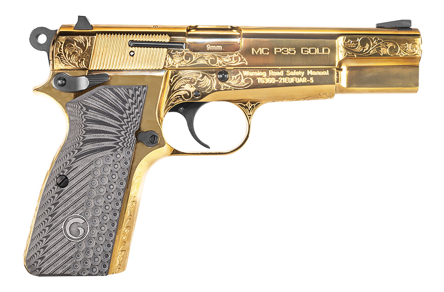 EAA Corp MC P35 Gold 9mm - Jimmy's Creek Firearms view 4