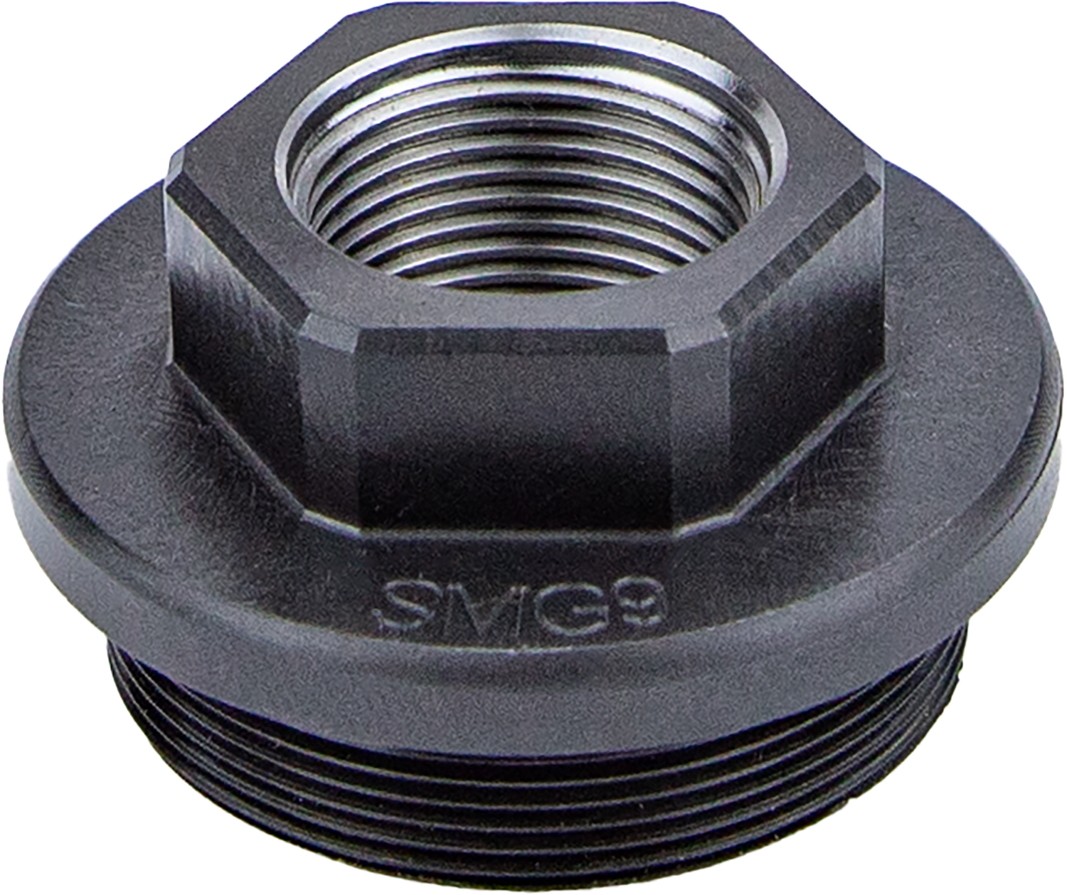 Kgm Suppressors A-SMG9-DTA-S-2 SMG9 Direct Thread Adapter Black Nitride Steel 1/2"x36 Threads