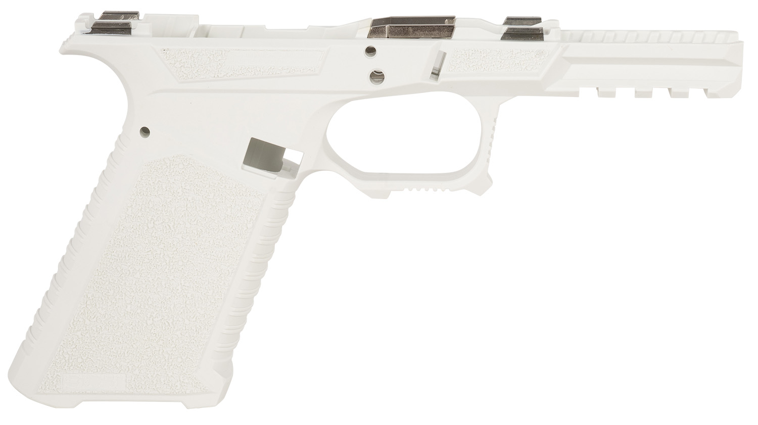 Sct Manufacturing 0225010100IF Full Frame White 9mm Luger Polymer Frame