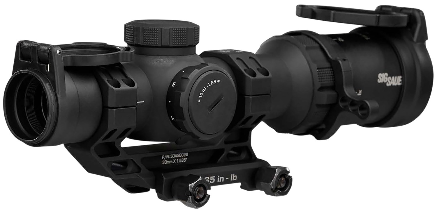 Sig Sauer TANGO-MSR LPVO Tactical Rifle Scope COMPACT 1-10X24 30mm FFP Illum BDC 10 W/ Mount