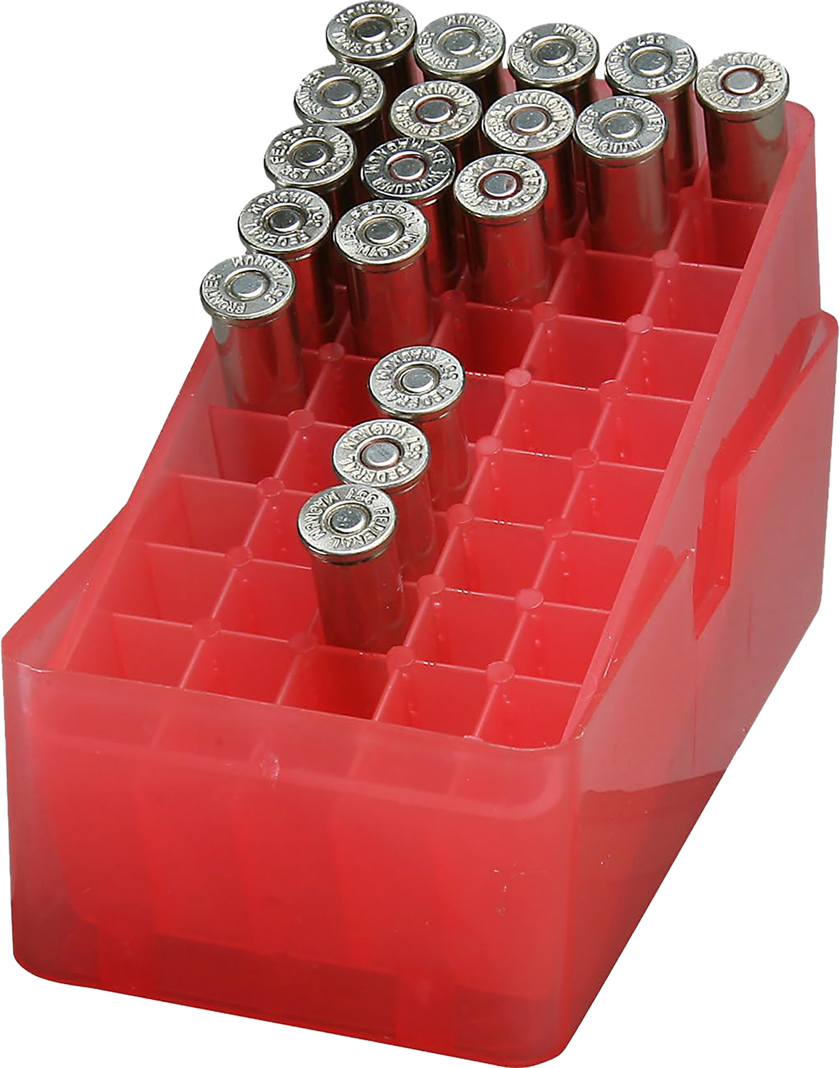 MTM Case-Gard E504541 Slip-Top Ammo Box J-50 45 Colt/44 Special/45 Auto/44 Mag Red 50rds