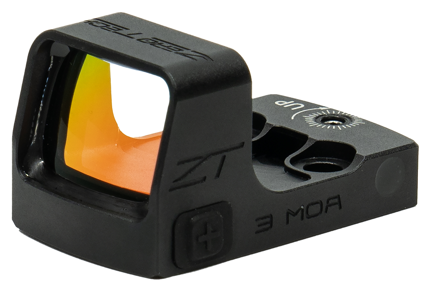 Zero Tech Optics THDM21  Thrive HD Black 1x 21mm x 15mm 3 MOA Red Dot Reticle