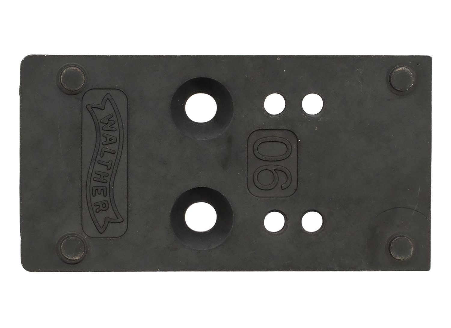 Walther Arms 5136197 Optic Plate  Black Steel Fits Walther PDP 2.0