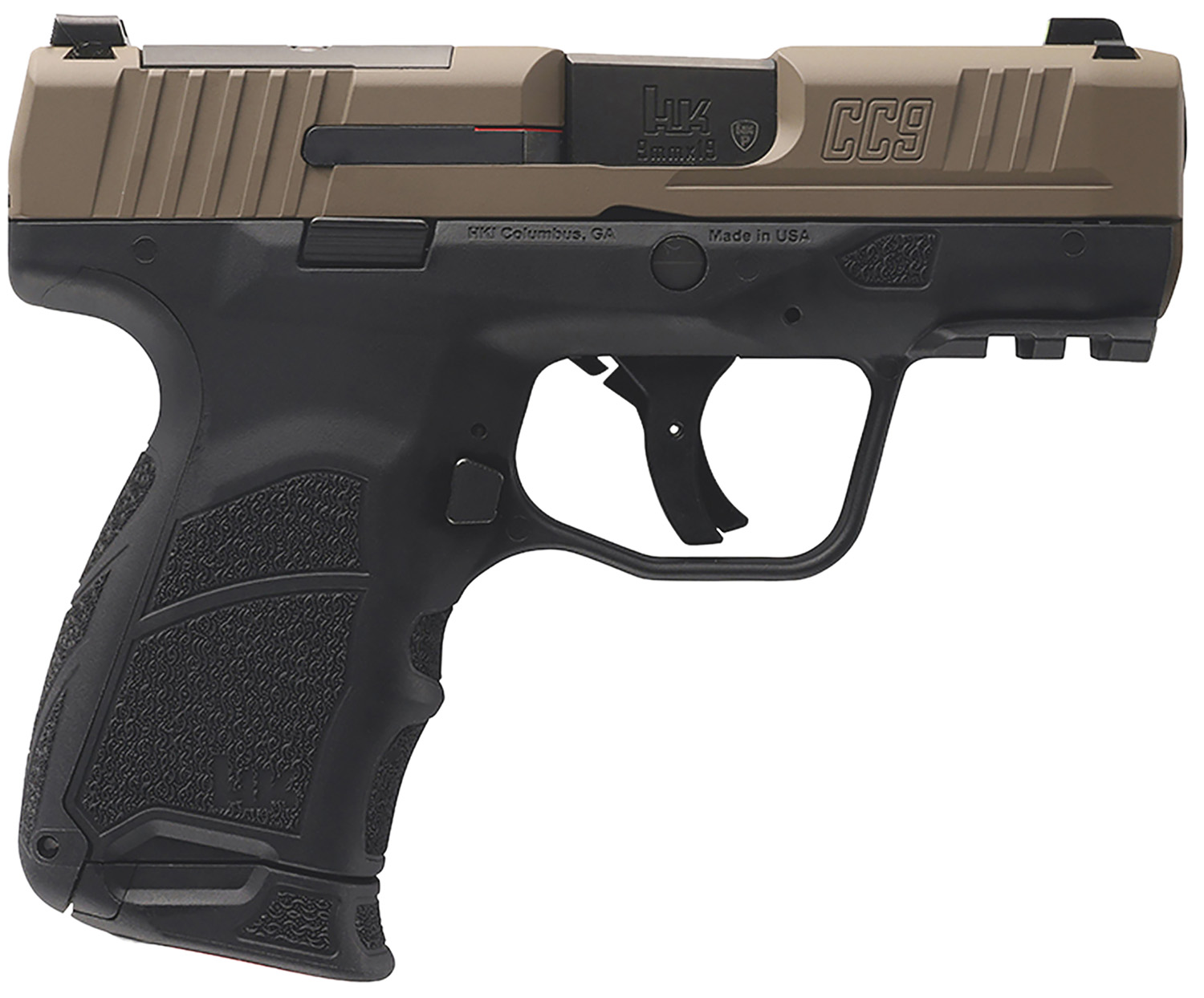 HK 81001193 PI CC9 H267 9MM OR 2X10R FDE
