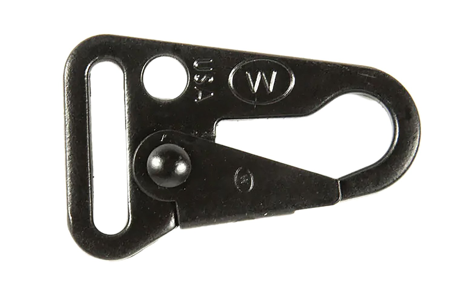 Blue Force Gear HK100 Sling Snap Hook Black Steel 1" Sling Loop