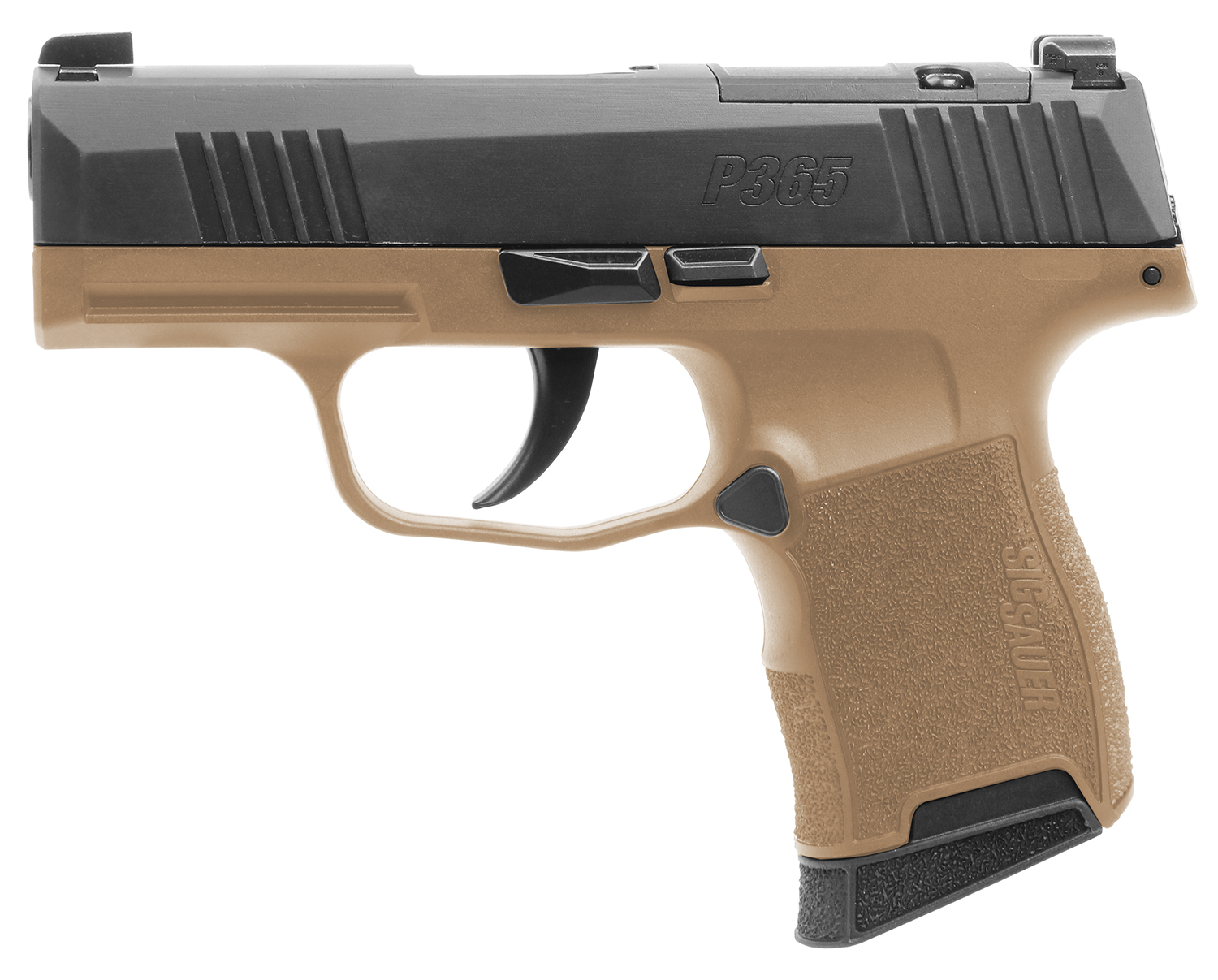 Sig Sauer 3659CTXR3P P365X Micro-Compact Frame 9mm Luger 10+1 3.10" Steel Barrel, Optic Ready/Serrated Slide, Coyote Tan Stainless Steel Frame w/Accessory Rail, Polymer Grip