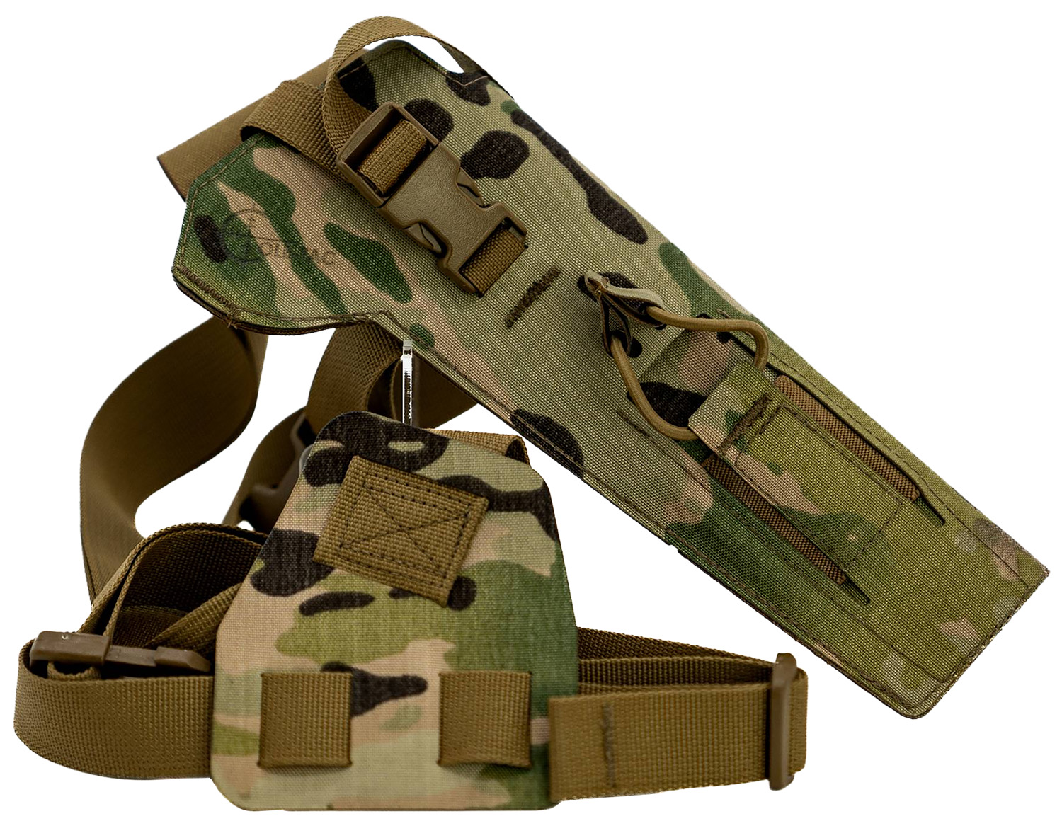 Cole-tac VW103 Varmint Wrangler Pistol Holder Multi-Cam Right Hand