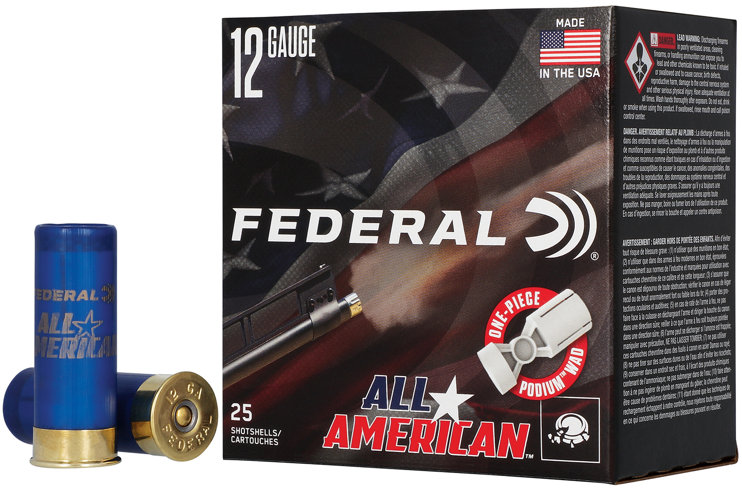 Federal All American 12 Gauge 2.75" - Purple Mountain Armory view 3
