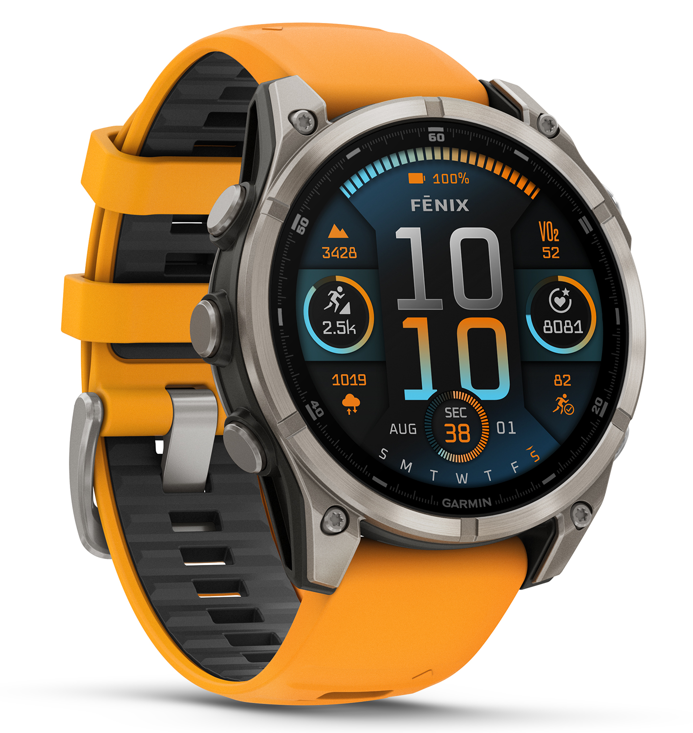 GAR 010-02904-10 FENIX8 47MM AMOLED ORNG/TTNM