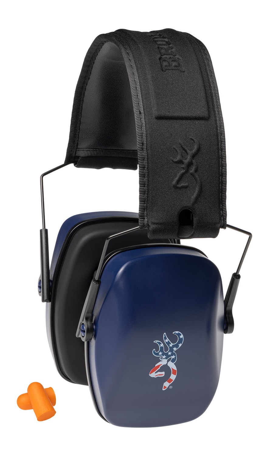 BROWNING BUCKMARK III HEARING PROTECTOR NRR 27DB NAVY RED